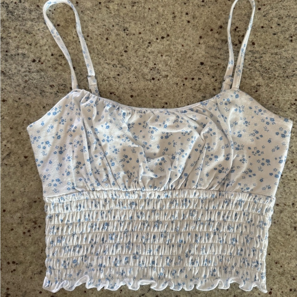 Hollister Blue Floral Camisole